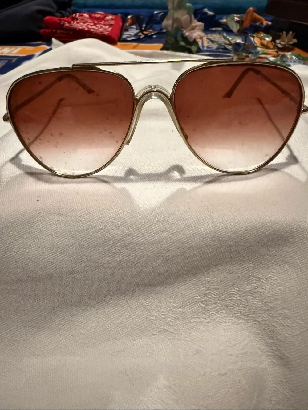 Vintage 1980's Foster Grant Aviator Sunglasses